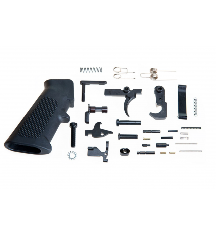 Lower Parts Kit (LPK) 31pcs w/Pistol Grip For AR15, AR9, and AR Single Shot